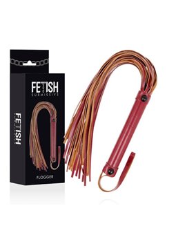 Fetish Submissive Dark Room - Frusta in Pelle Vegana 28 CM