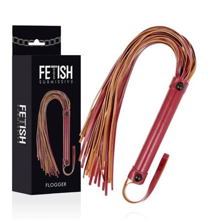 Fetish Submissive Dark Room - Vegan Leather Whip 28 CM