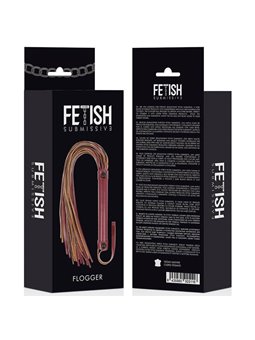 Fetish Submissive Dark Room - Vegan Leather Whip 28 CM