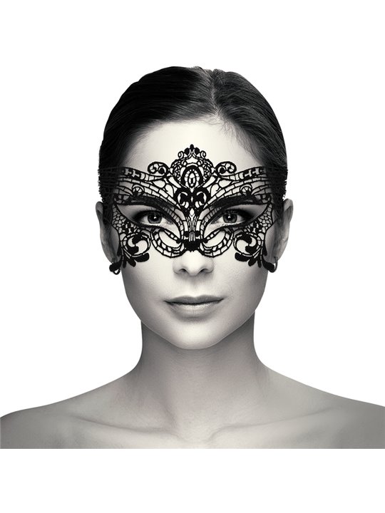 Coquette Chic Desire - Mascherina Ampia in Pizzo Nero