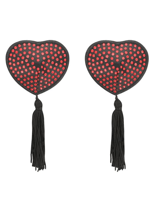 Coquette Chic Desire - Red / Black Nipple Covers