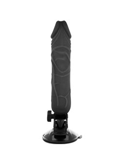 Basecock Twix - Vibratore Realistico con Ventosa 20X4X4 CM 12 Velocità Nero