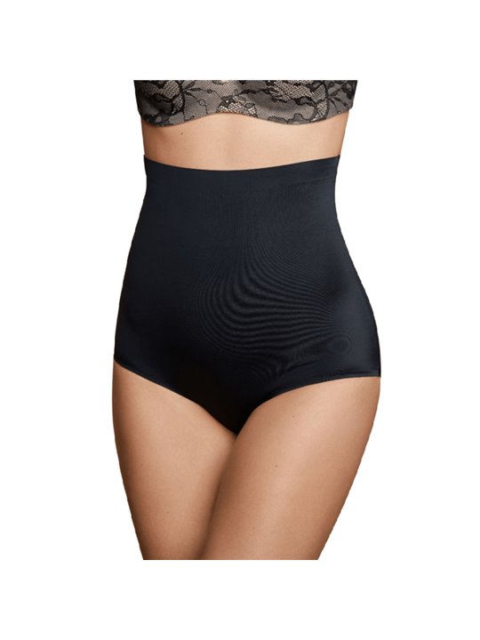 Bye-Bra - Girdle SeaMLess Estilo Panties Black Size M