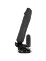 Basecock Twix - Vibratore Realistico con Ventosa 20X4X4 CM Nero