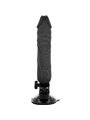 Basecock Twix - Vibratore Realistico con Ventosa 20X4X4 CM Nero
