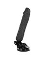 Basecock Twix - Vibratore Realistico con Ventosa 20X4X4 CM Nero