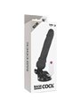Basecock Twix - Vibratore Realistico con Ventosa 19,5X4X3,5 CM 12 Velocità Nero
