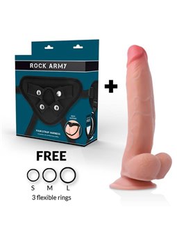 Rockarmy - Harness + Dual Density Leopard 23Cm