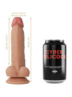 Cyber Silicock - Set Strap-On Dildo Realistico Jude 18 Cm + Imbracatura