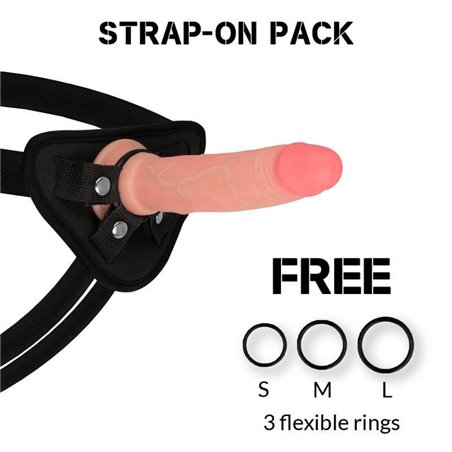 Rockarmy - Harness + Liquid Silicone Dildo Premium Avenger 19CM