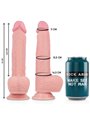 Rockarmy - Harness + Liquid Silicone Premium Spitfire Realistic 21Cm
