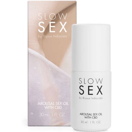 Bijoux Indiscrets Slow Sex - Olio per Massaggio Erotico con CBD 30 ML