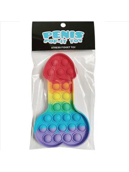 Kheper Games - Multicolor Pop-It Penis Anti-Stress Toy