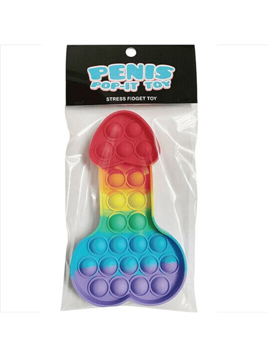 Kheper Games - Multicolor Pop-It Penis Anti-Stress Toy