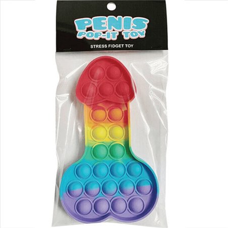 Kheper Games - Multicolor Pop-It Penis Anti-Stress Toy