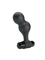 Mr Play - Black Silicone Vibrator Anal Plug