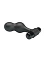 Mr Play - Black Silicone Vibrator Anal Plug