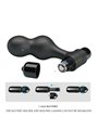 Mr Play - Silicone Vibrating Anal Plug Black