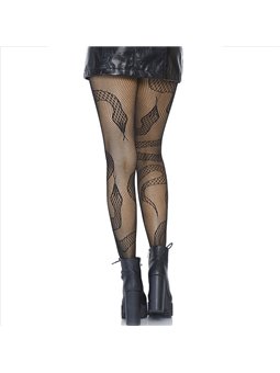 Leg Avenue - Stockings Net Snakes Black