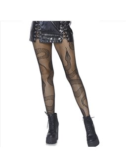 Leg Avenue - Stockings Net Snakes Black