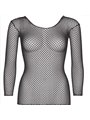 Leg Avenue - Top a Rete con Maniche Lunghe Taglia Unica Nero