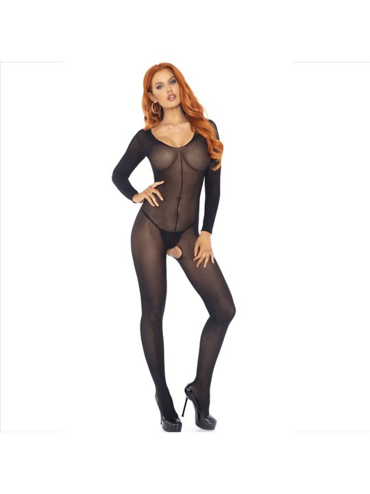 Leg Avenue - Bodystocking Long Sleeve Black