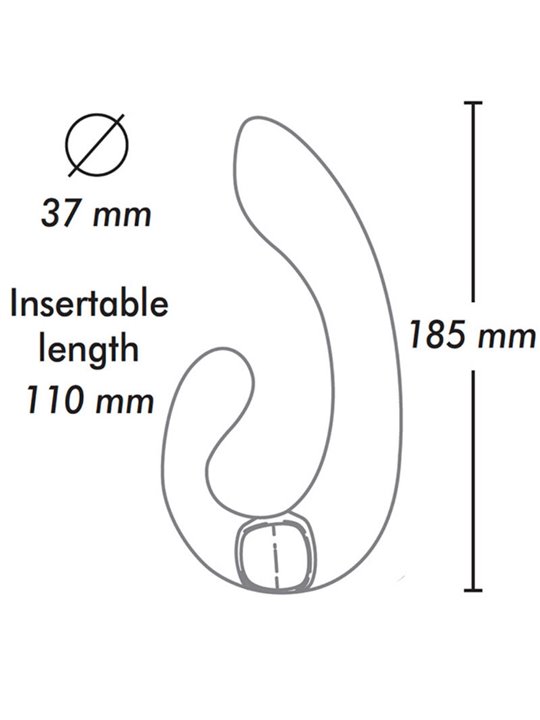 Shunga - Massaggiatore Intimo Miyo Nero