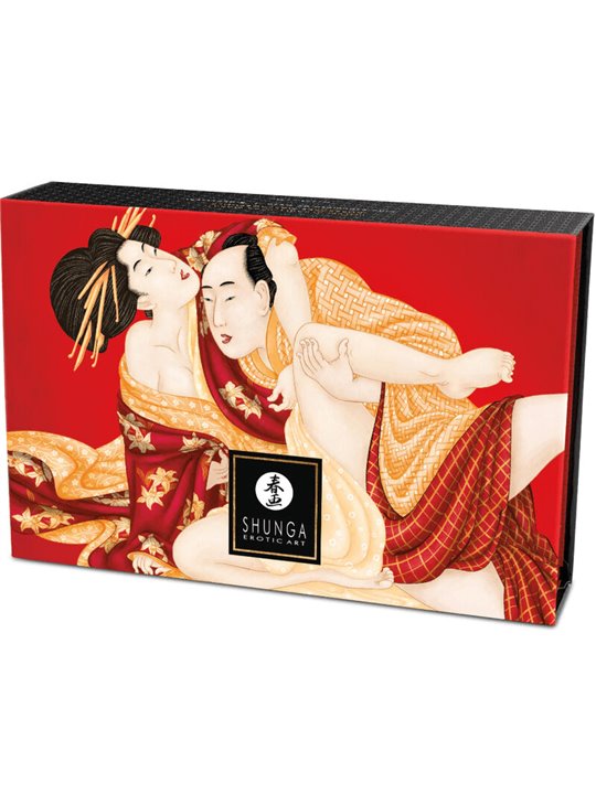 Shunga - Kit Polvere Da Massaggio Alimentare Fragola
