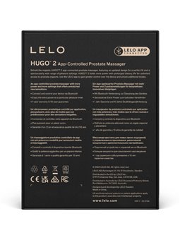 Lelo - Hugo 2 Black Prostate Massager