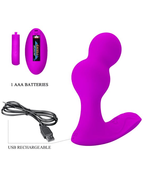 Pretty Love - Massaggiatore Vibratore Anale Terrance con Telecomando