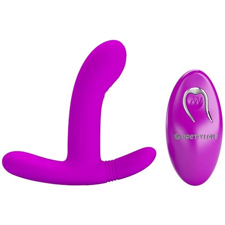 Pretty Love - Massaggiatore per Clitoride Geri Telecomando Rosa