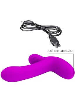 Pretty Love - Geri Clitoris Massager Pink Remote Control