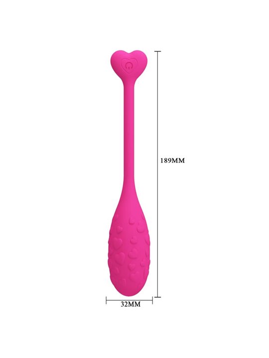 Pretty Love - Uovo Vibrante Pink Fisher Controllato Da App