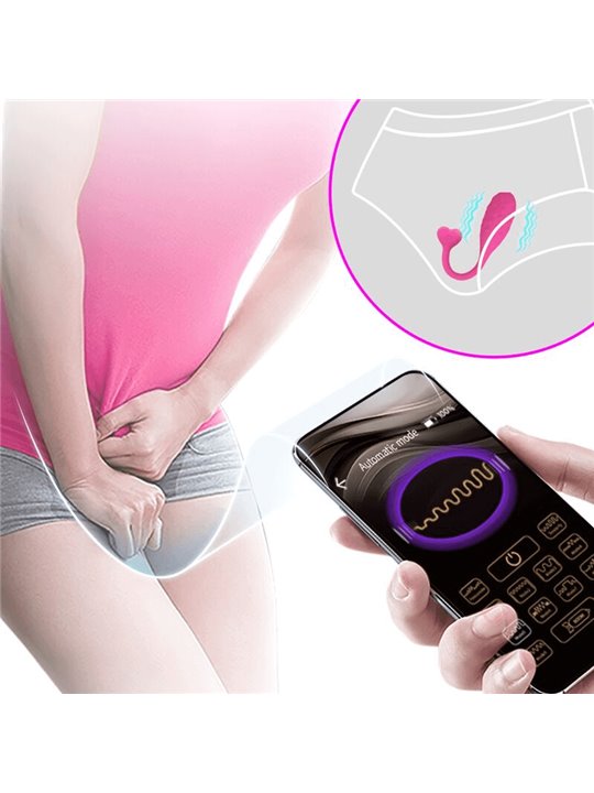 Pretty Love - Uovo Vibrante Pink Fisher Controllato Da App