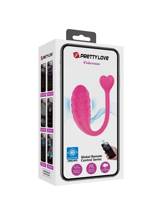 Pretty Love - Uovo Vibrante Pink Fisher Controllato Da App