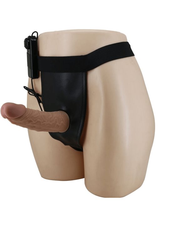 Pretty Love - Harness Briefs with Vibration Dildo Included