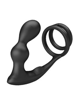 Pretty Love - Marshall Penis Ring with Vibratory Anal Plug with Remote Control