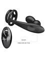 Pretty Love - Marshall Penis Ring with Vibratory Anal Plug with Remote Control