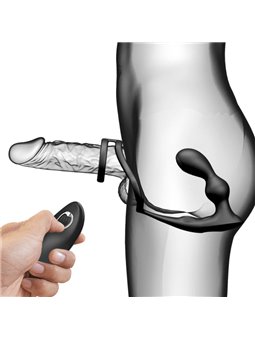Pretty Love - Marshall Penis Ring with Vibratory Anal Plug with Remote Control