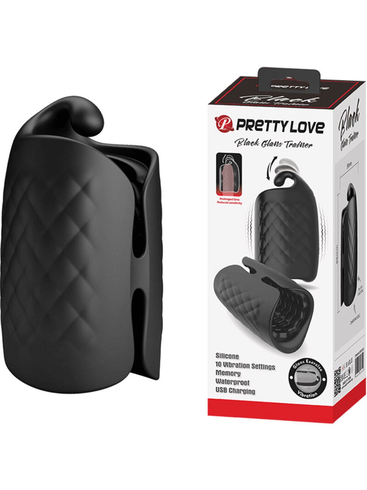 Pretty Love - Masturbatore Manuale per Ghiandola Vibratore Ricaricabile