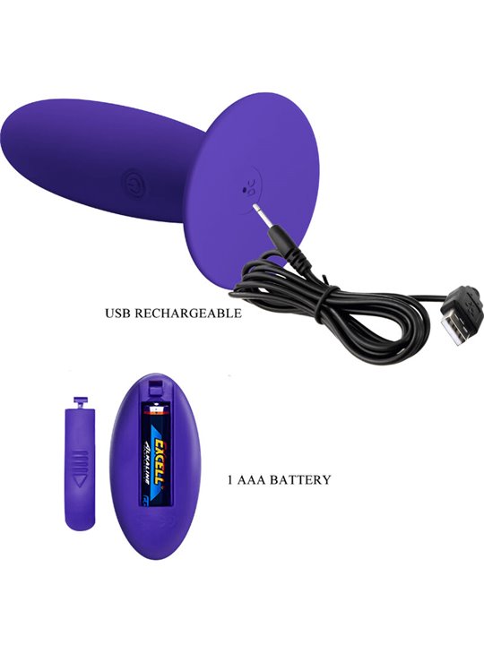 Pretty Love - Youth Plug Vibratore Anale Telecomando Violetto