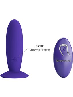 Pretty Love - Youth Plug Anal Vibrator Remote Control Violet