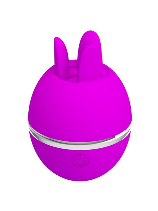 Pretty Love - Vibratore in Silicone Tondo Viola Gemini Ball