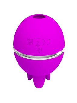 Pretty Love - Vibratore in Silicone Tondo Viola Gemini Ball