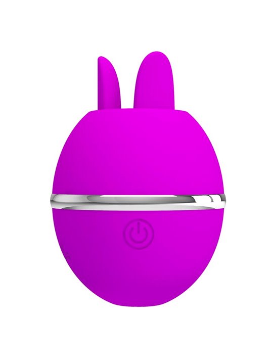 Pretty Love - Vibratore in Silicone Tondo Viola Gemini Ball