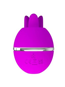 Pretty Love - Vibratore in Silicone Tondo Viola Gemini Ball