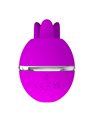 Pretty Love - Gemini Ball Purple Round Silicone Vibrator