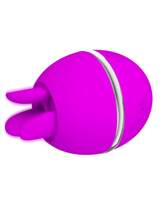Pretty Love - Vibratore in Silicone Tondo Viola Gemini Ball