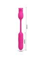 Pretty Love - Pink Silicone Vibrating Bullet