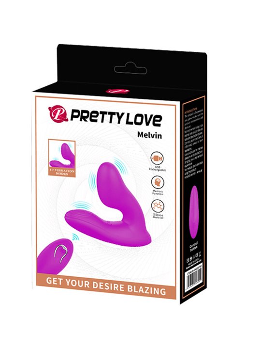 Pretty Love - Massaggiatore per Clitoride Melvin con Telecomando